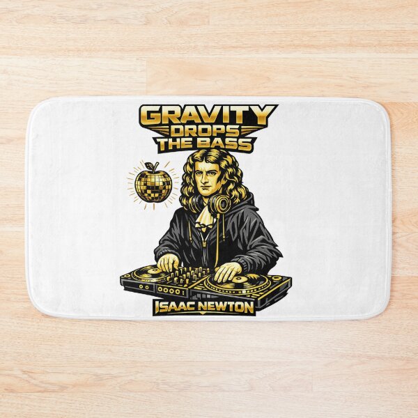Item preview, Newton at the Gravity Club designed and sold by  ZenRave Designs.