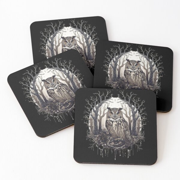 Aperçu de l'œuvre Gothic owl créée et vendue par Tragedyshop.