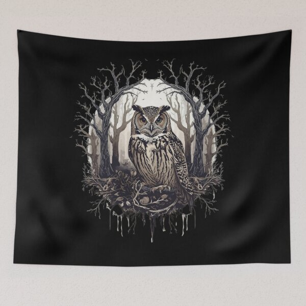 Aperçu de l'œuvre Gothic owl créée et vendue par Tragedyshop.