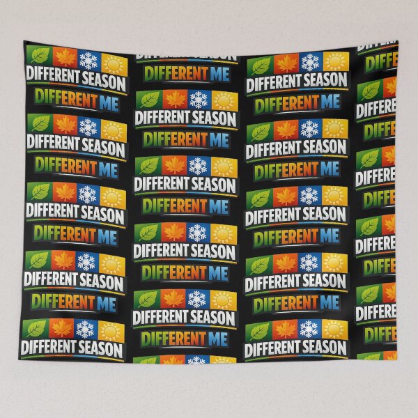 Item preview, Different Season Different Me Seasonal Change Minimal Color Block Design designed and sold by TeeTimeTreasure.