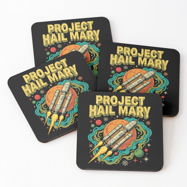 Item preview, Project Hail Mary Retro Spaceship Vintage Sci-Fi Classic T-Shirt designed and sold by Qwertycraftd.