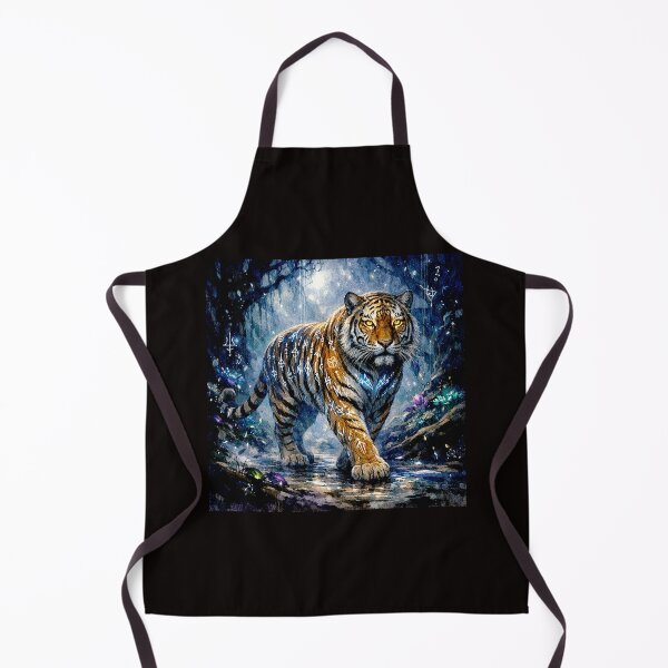 Item preview, Runebound Sovereign: The Mystic Tiger of the Moonlit Realm designed and sold by Helios Be. Lavsh.