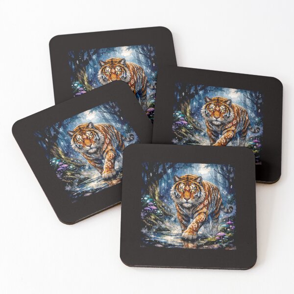 Item preview, Runebound Sovereign: The Mystic Tiger of the Moonlit Realm #1 designed and sold by Helios Be. Lavsh.