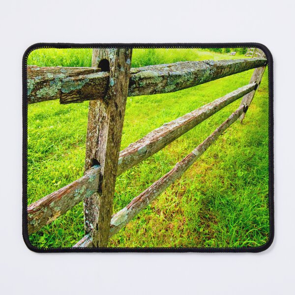 Item preview, Wooden Slab Fence, Country Meadow, Montgomery County, Pennsylvania designed and sold by AMacGPhilly.