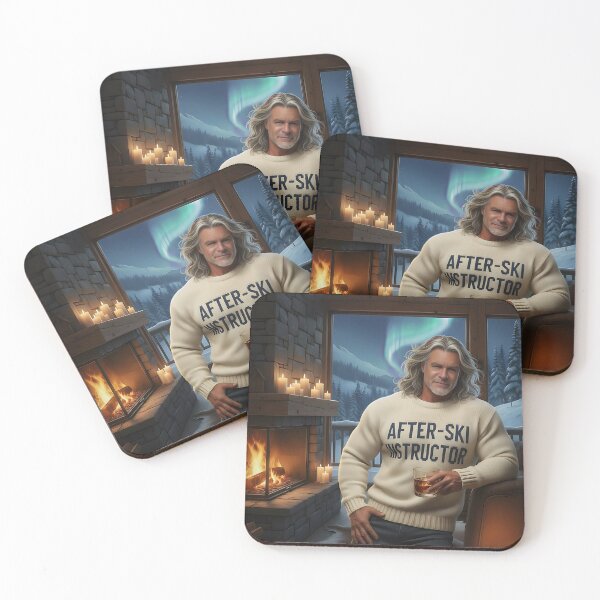 Item preview, Certified After-Ski Instructor, Reporting For Duty. designed and sold by Lana Magnolia.