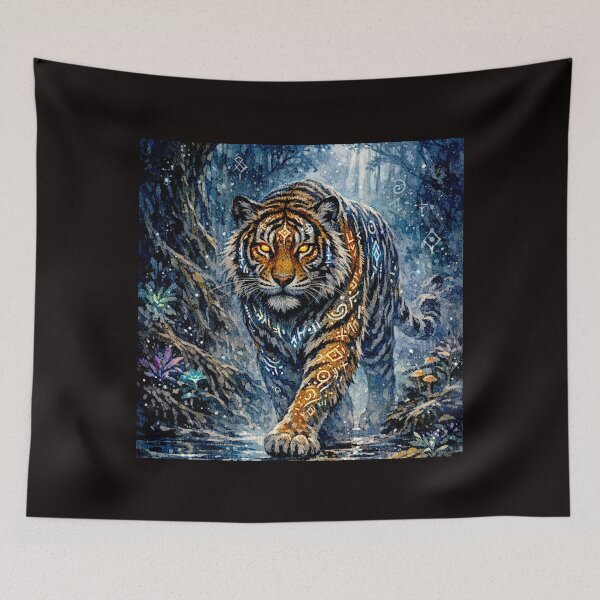 Item preview, Runebound Sovereign: The Mystic Tiger of the Moonlit Realm #5 designed and sold by Helios Be. Lavsh.