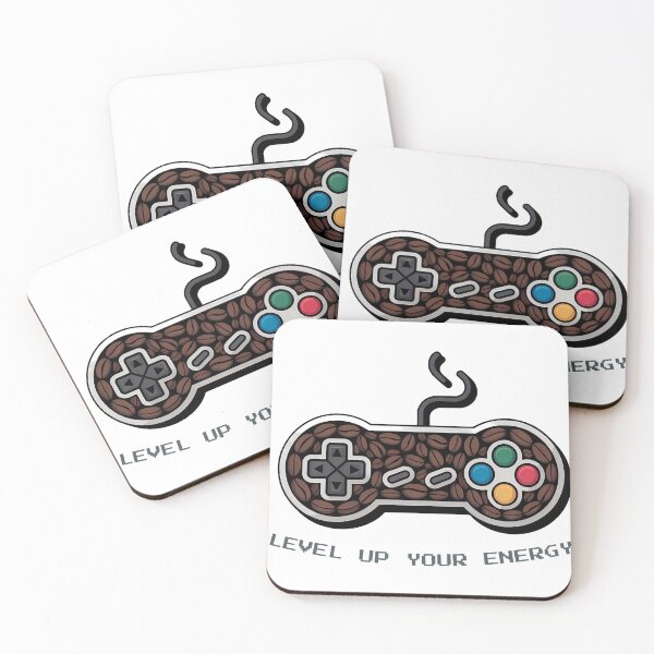 Item preview, Coffee Bean Gaming Controller - Retro Gamer Caffeine Lover designed and sold by Phetuvov.
