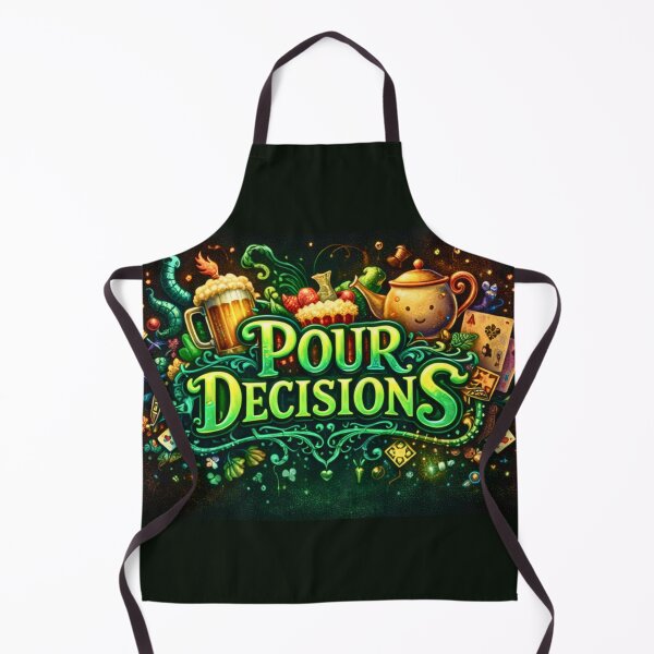 Item preview, Pour Decisions St. Patrick's Day Logo — Irish Bar Art designed and sold by A Sinister Sly.
