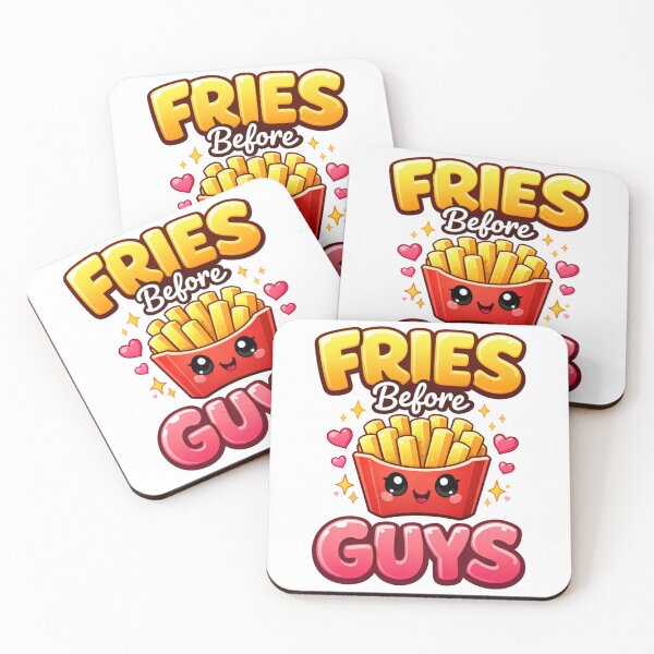 Item preview, Fries Before Guys – Funny Food Pun Feminist Humor Design designed and sold by rushaib.