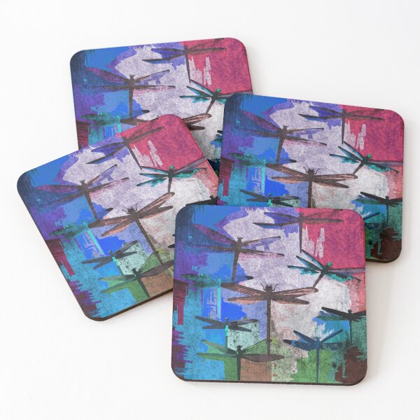Item preview, Abstract dragonflies designed and sold by kinpirks.