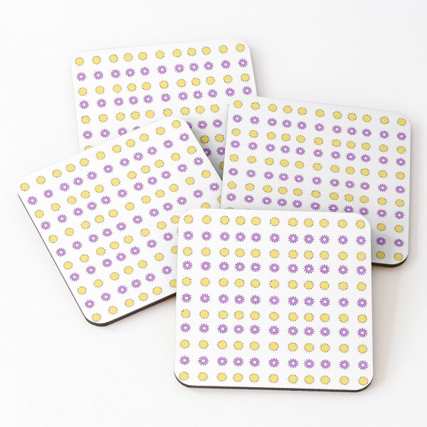 Item preview, Magenta Cogs and Yellow Stars on White background pattern designed and sold by fev-rocks.