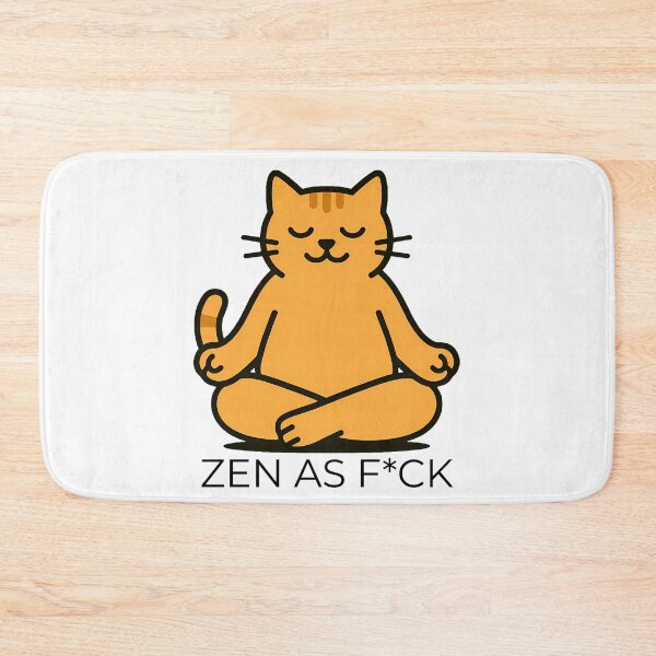 Item preview, Funny Yoga Cat Zen Meditation designed and sold by Phetuvov.