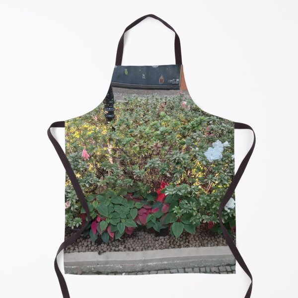 Item preview, Urban Garden with Azaleas and Poinsettias at Night designed and sold by André Ramos Ielo.