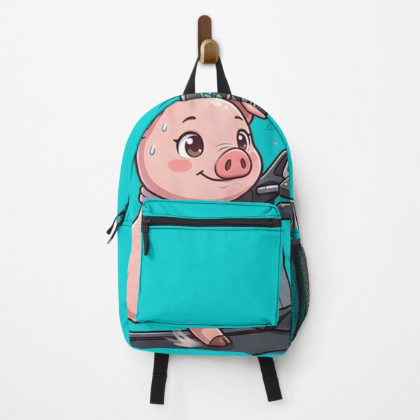 Item preview, Funny Sweat Piglet Treadmill - Workout Anime Cartoon designed and sold by WalterAdd.
