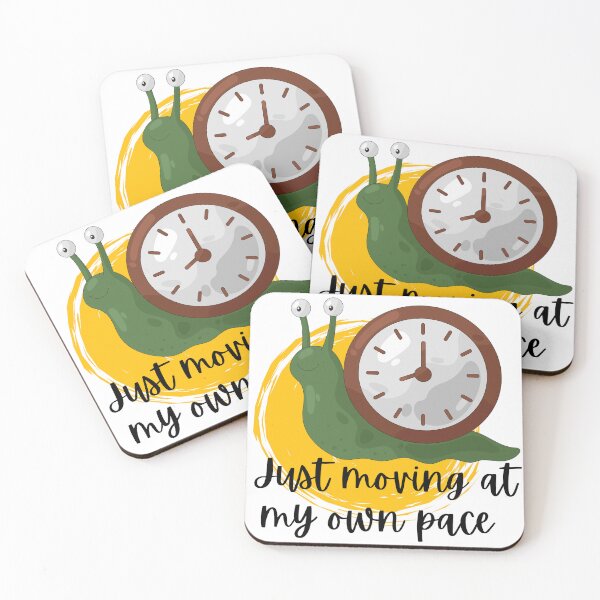 Item preview, Just Moving At My Own Pace | Minimalist Slow Living Quote designed and sold by Personal Echo.