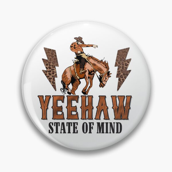 Item preview, Vintage 90s Yeehaw Cowboy Lightning Print designed and sold by Krasnovaovaova.