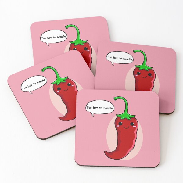 Aperçu de l'œuvre Autocollant Piment Extrêmement Piquant | Design mignon et kawaii de piment épicé en dessin animé créée et vendue par RositaArtStudio.