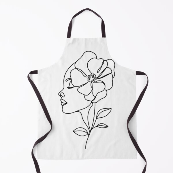 Item preview, Plant Head Women | Line-Art Face | Minimalist Line Art | Single Line Art designed and sold by PeachyPetichor.
