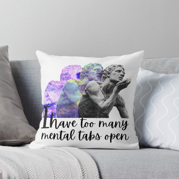 Item preview, Too Many Mental Tabs Open | Funny Overthinker & ADHD Quote designed and sold by Personal Echo.