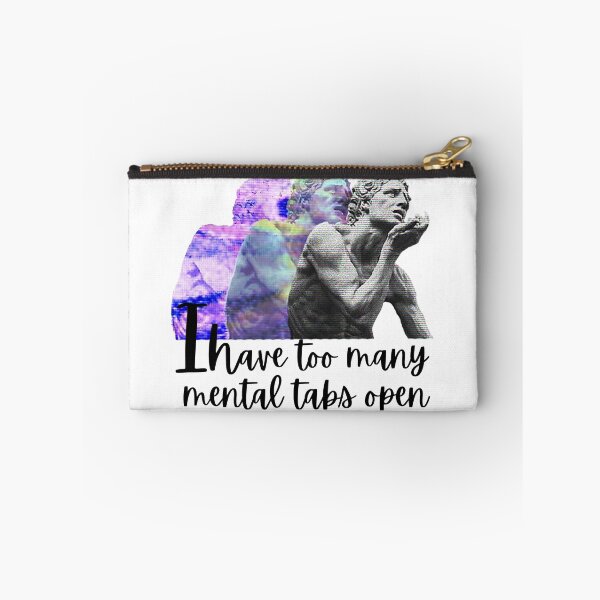 Item preview, Too Many Mental Tabs Open | Funny Overthinker & ADHD Quote designed and sold by Personal Echo.