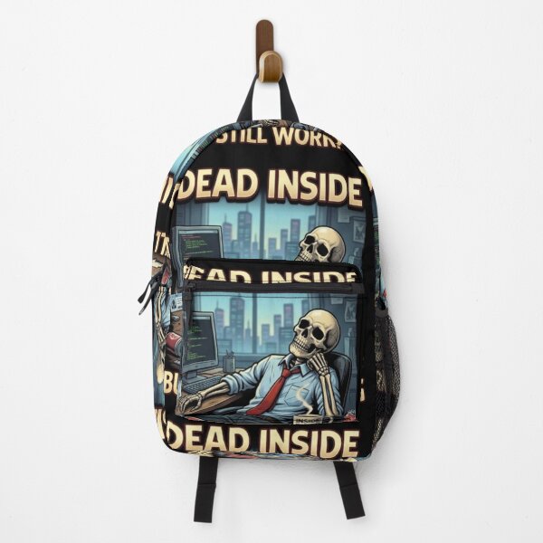 Item preview, Funny Office Humor Skeleton Collection - Dead Inside But Still Working designed and sold by NoriudaR.