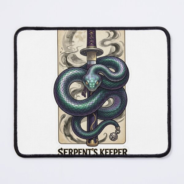 Item preview, The Serpent's Keeper - Emerald Snake and Ritual Dagger designed and sold by RickyStick.
