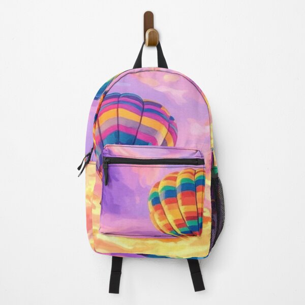Item preview, Colorful hot air balloons scenery designed and sold by NivyasArtistry.