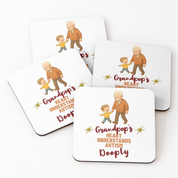 Item preview, Grandpa's Heart Understands Autism designed and sold by PrintSparkDesigns.
