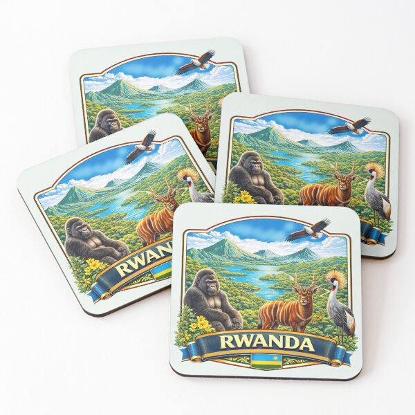 Item preview, Rwanda - Volcanoes National Park, Rare Mountain Wildlife  designed and sold by Myra365Art.