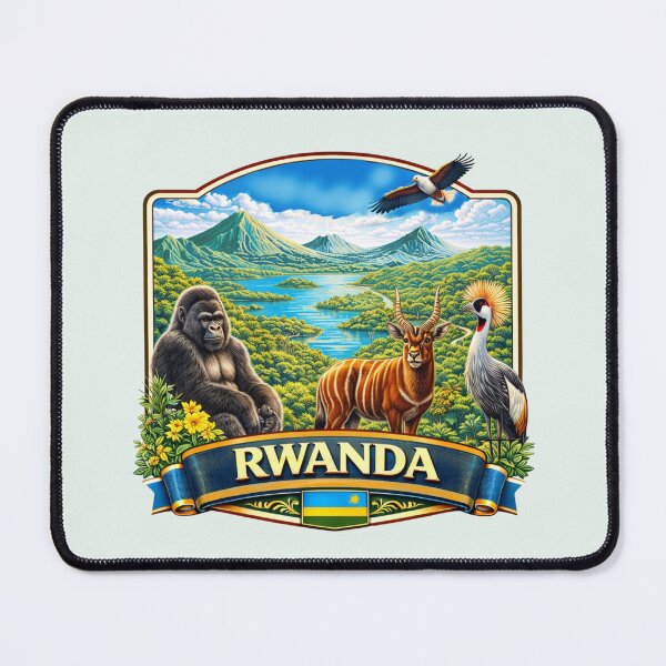 Item preview, Rwanda - Volcanoes National Park, Rare Mountain Wildlife  designed and sold by Myra365Art.