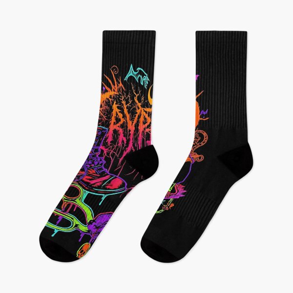 Item preview, Neon Death Metal Skeleton Lowbrow Punk Art designed and sold by CRYPTIKOS STUDIOS.