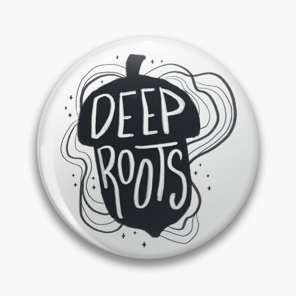Item preview, Deep Roots Acorn (Black) designed and sold by Nothing But Tea.