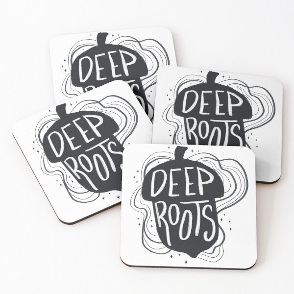 Item preview, Deep Roots Acorn (Black) designed and sold by Nothing But Tea.