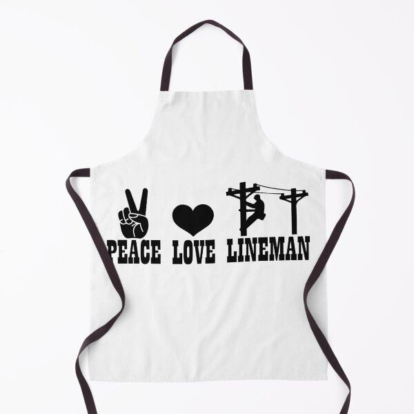 Item preview, Peace Love Lineman - Funny Electrician Sparky Trade Pride designed and sold by FuzionRaptor.