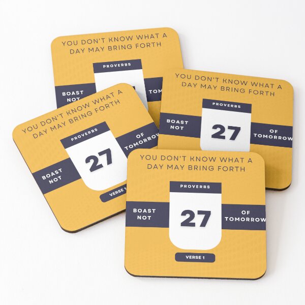 Item preview, Proverbs 27:1 designed and sold by Undonemadenew.