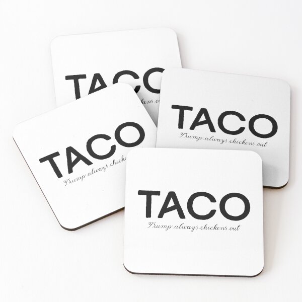 Item preview, TACO Trump always chickens out - AA0157B designed and sold by LionsHut.