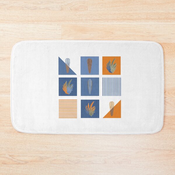 Item preview, Sicily in Orange and Blue designed and sold by AtenaArtStudio.
