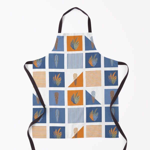 Item preview, Sicily in Orange and Blue designed and sold by AtenaArtStudio.