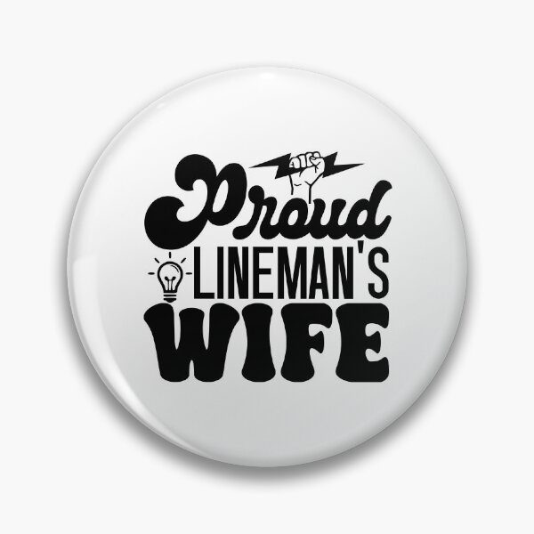 Item preview, Proud Lineman's Wife - Cute Electrician Spouse Utility Trade Pride designed and sold by FuzionRaptor.
