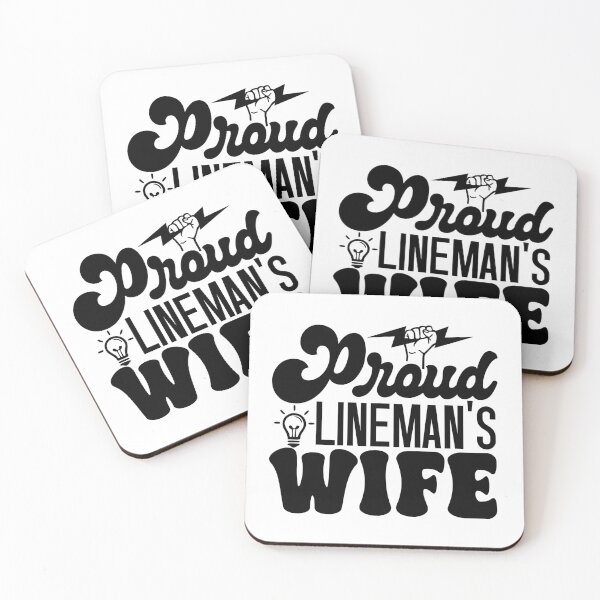 Item preview, Proud Lineman's Wife - Cute Electrician Spouse Utility Trade Pride designed and sold by FuzionRaptor.