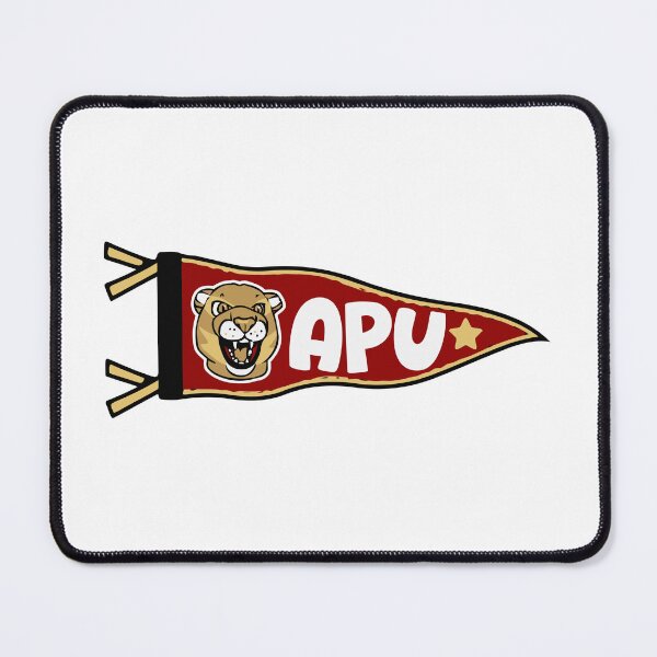 Item preview, APU Cougars College Pennant Mascot Illustration designed and sold by sdbienv.