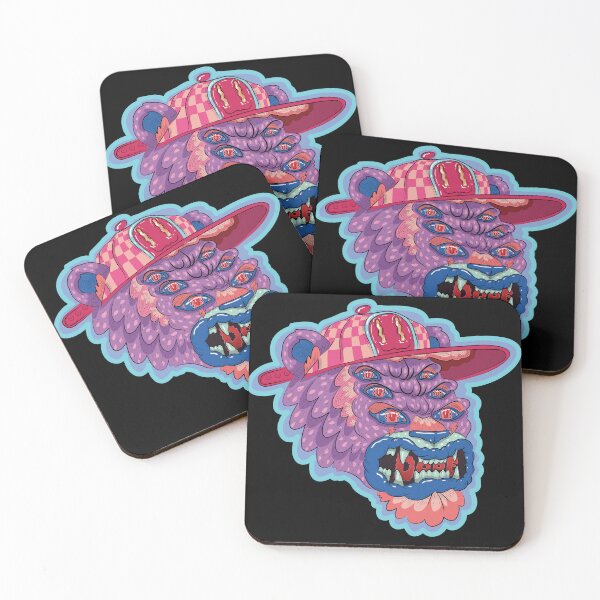 Item preview, Skateboarder purple tiger street art designed and sold by Franco Moody.