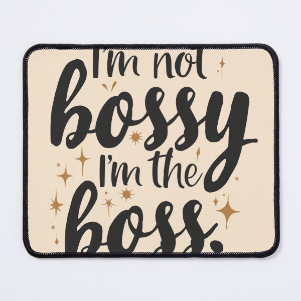 Item preview, I’m the boss designed and sold by Silly Sticker Shop.