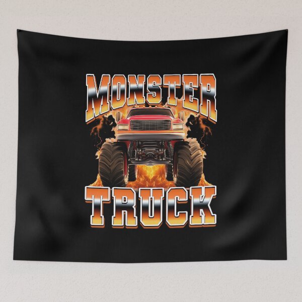Item preview, Monster Truck 4 Wheeler Offroad 90s Bootleg Style designed and sold by PaulTSchafer.