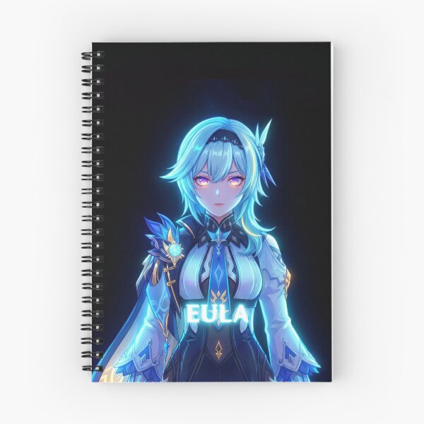 Item preview, Neon Spindrift Knight Eula - Fan Art Portrait designed and sold by EWCY store.
