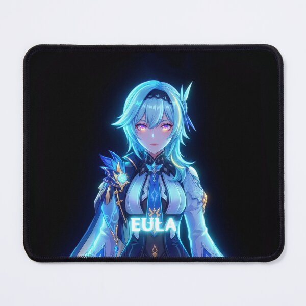 Item preview, Neon Spindrift Knight Eula - Fan Art Portrait designed and sold by EWCY store.