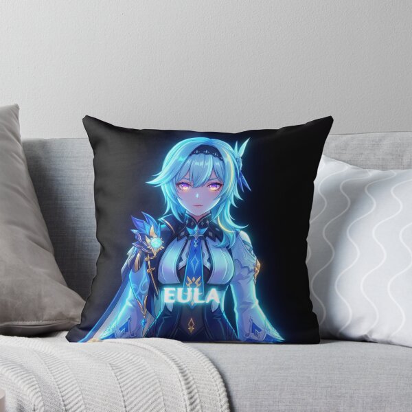 Item preview, Neon Spindrift Knight Eula - Fan Art Portrait designed and sold by EWCY store.