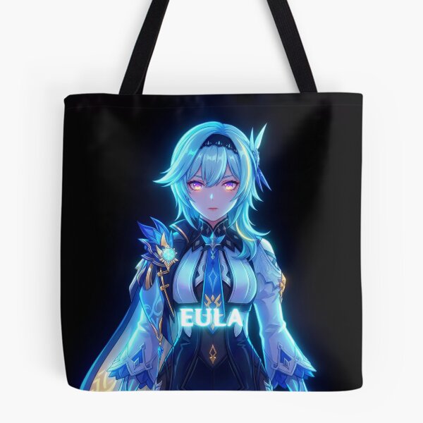Artikelvorschau, Neon Spindrift Knight Eula - Fan Art Portrait entworfen und verkauft von EWCY store.
