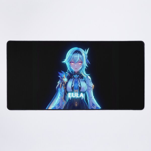 Item preview, Neon Spindrift Knight Eula - Fan Art Portrait designed and sold by EWCY store.