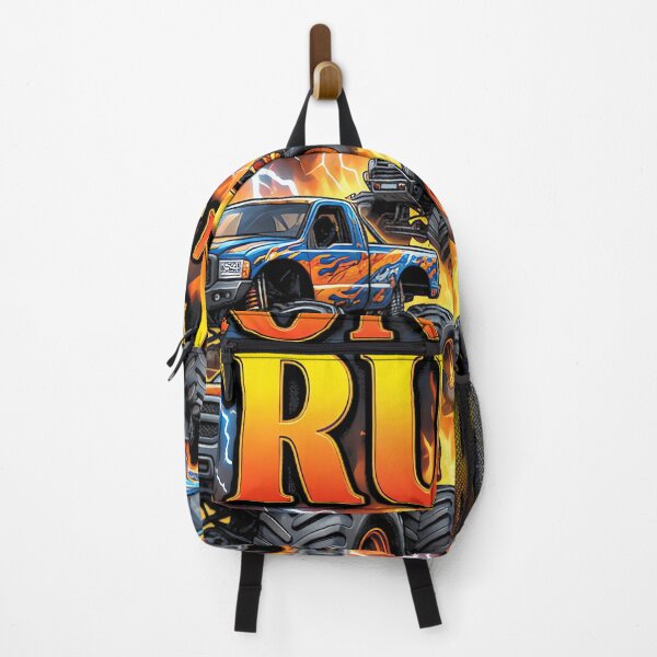 Item preview, Monster Trucks 90s Bootleg Vintage Style Fire Lightning designed and sold by PaulTSchafer.